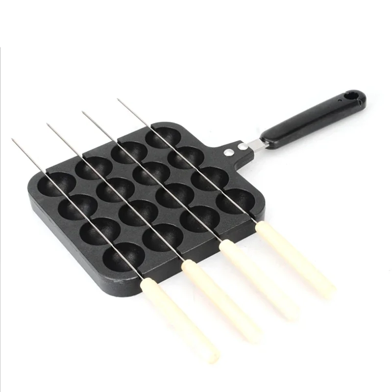 Takoyaki Grill Plate - Aluminum Octopus Ball Plate, 16 Holes