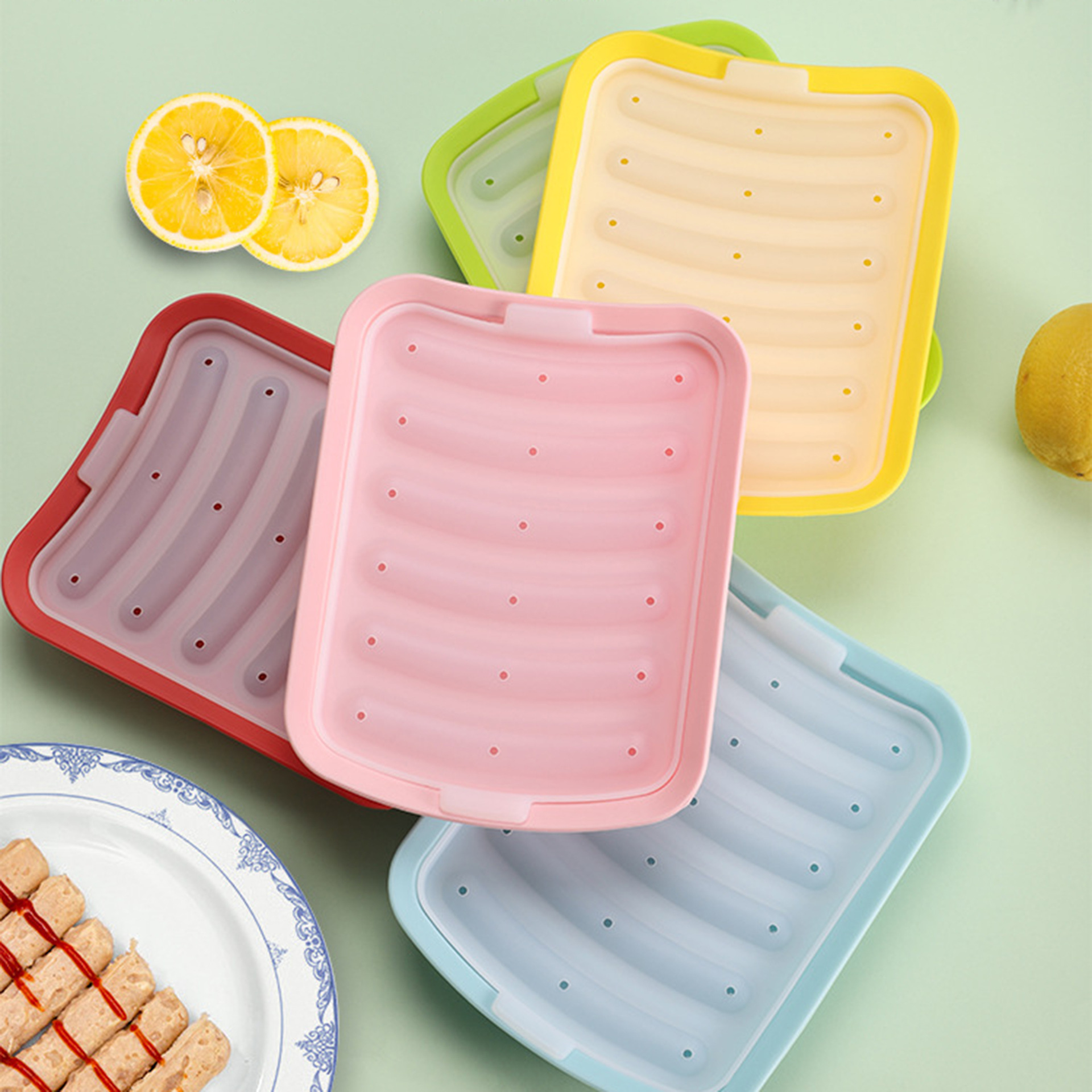 Sausage Maker Mould 6 Grids Si - đánh giá và giá Hot Dog Press