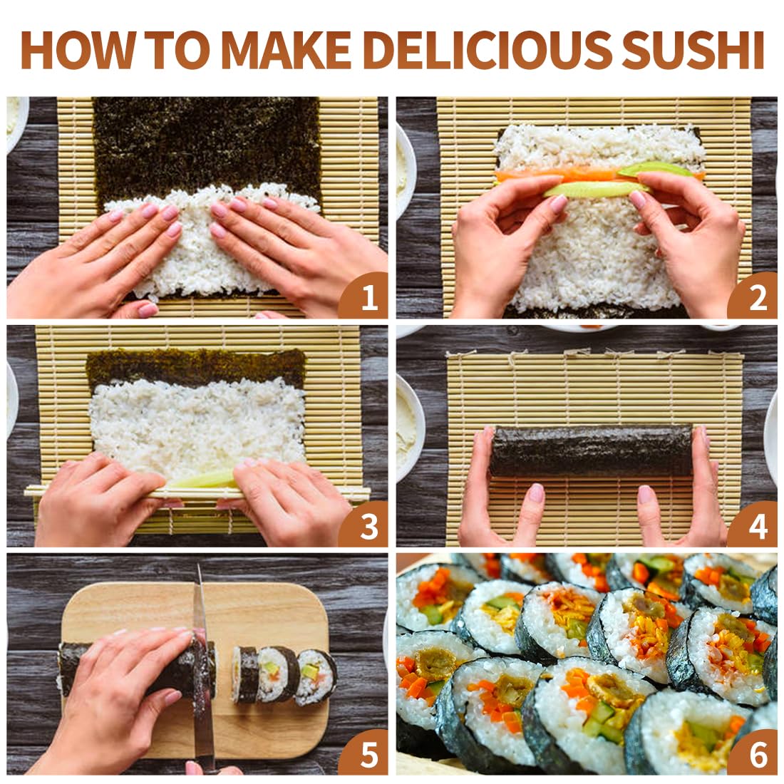 Sushi Making Set With Various  - đánh giá và giá Spring Roll Wrapper