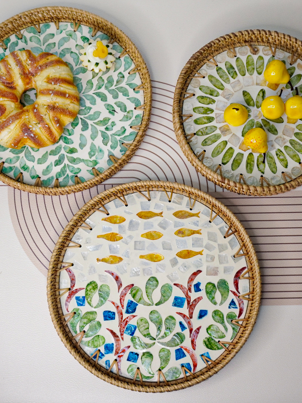Handwoven ell Fruit Tray Break - đánh giá và giá Dim Sum Basket