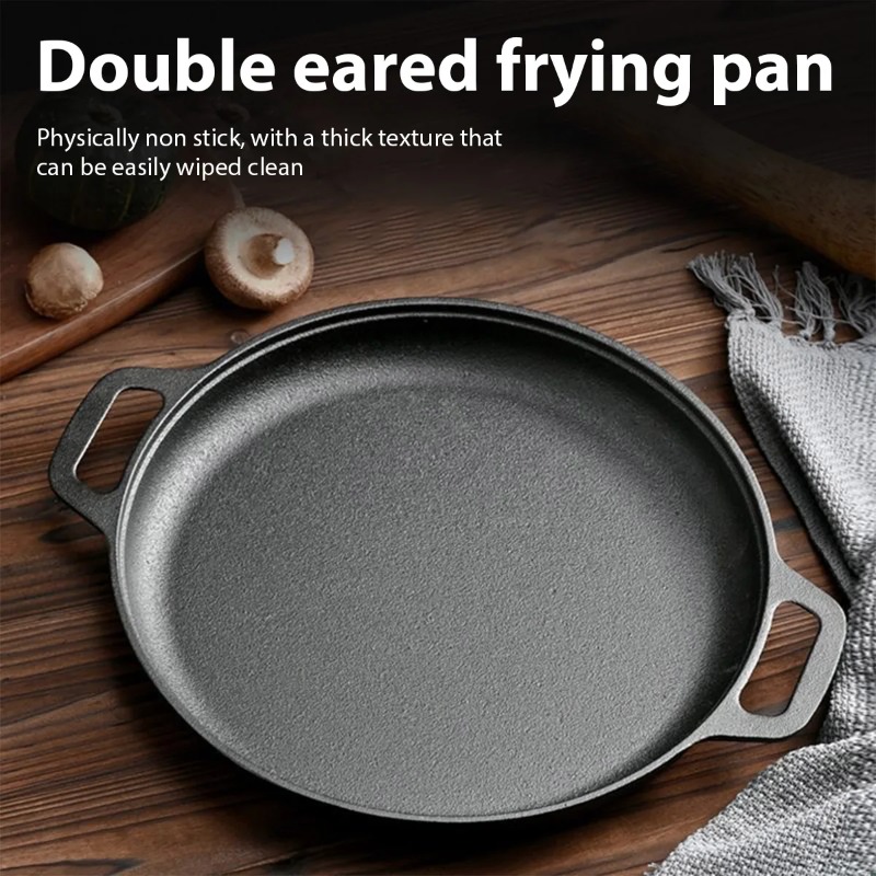 Cast Iron Frying Pan Non-stick - đánh giá và giá Danish Pancake Pan