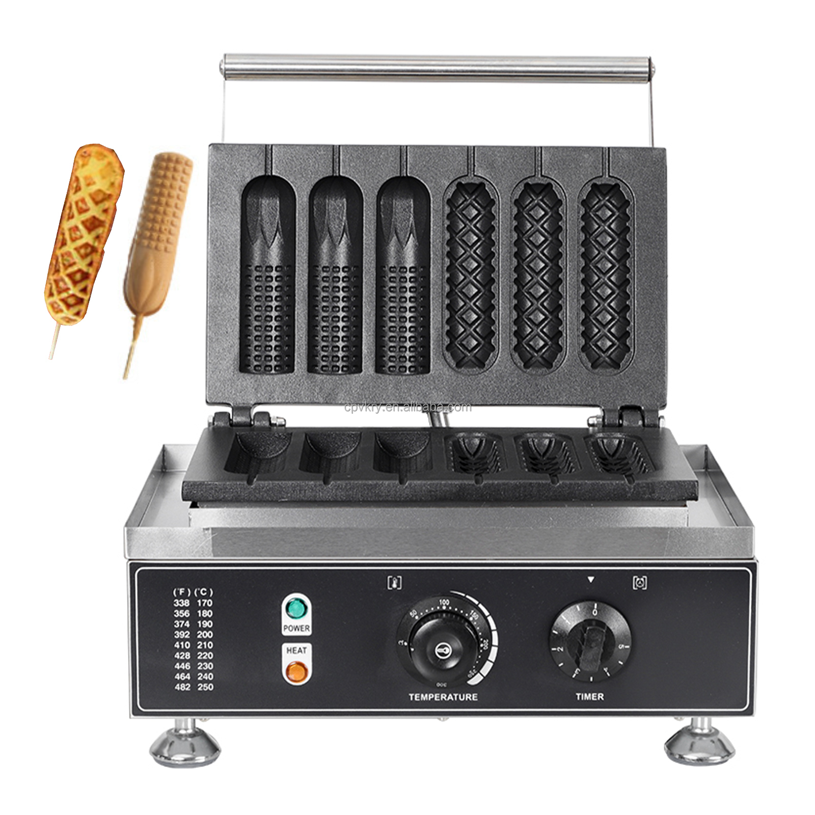 Electric 110/220V Hot Dog Waff - đánh giá và giá Corn Dog Stick