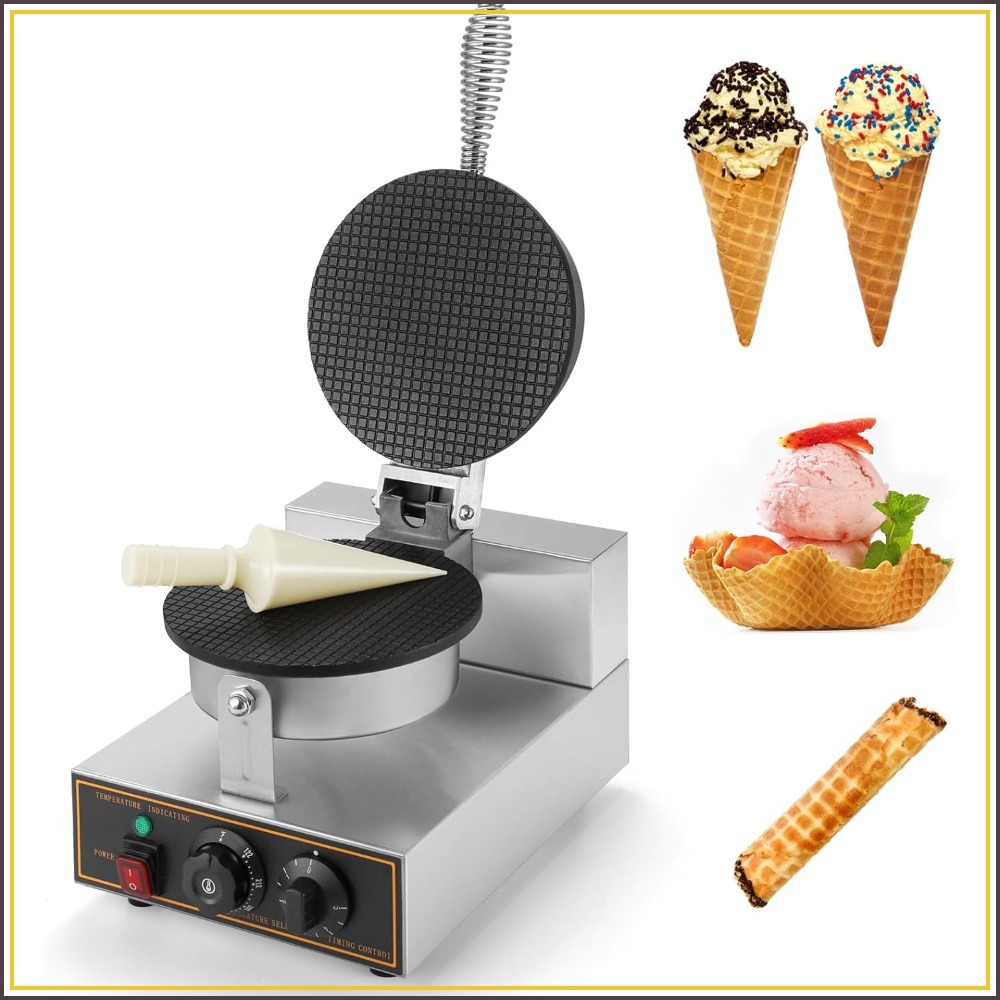 1200W Commercial Waffle Cone M - đánh giá và giá Waffle Cone Maker