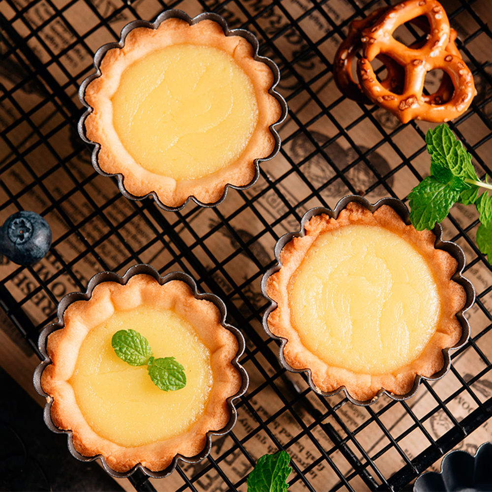 12Pcs Pan Mold Tart Quiche Fla - đánh giá và giá Egg Waffle Pan