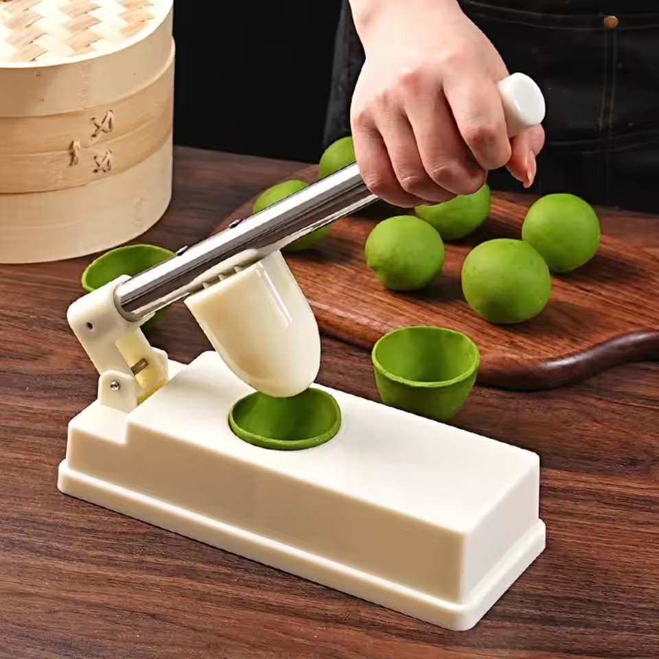 Hand Press Sweet Green Rice Ba - đánh giá và giá Dumpling Press Set