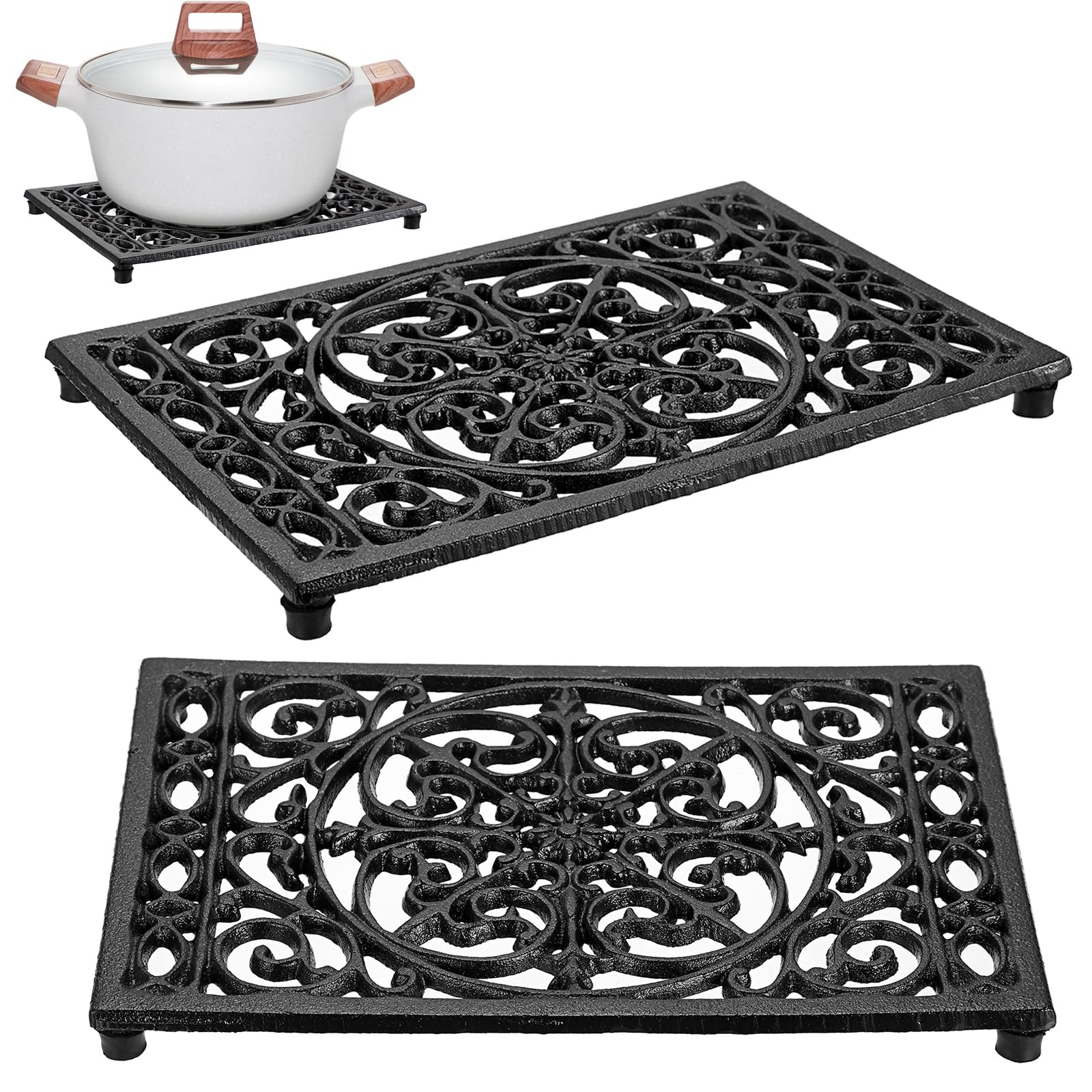 Rectangle Cast Iron Trivet Hea - đánh giá và giá Cast Iron Corn