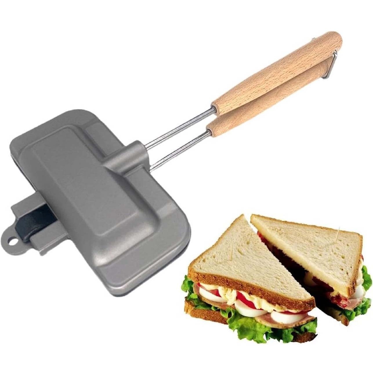 Breakfast Sandwich Maker, 4w1h - đánh giá và giá Hot Dog Press