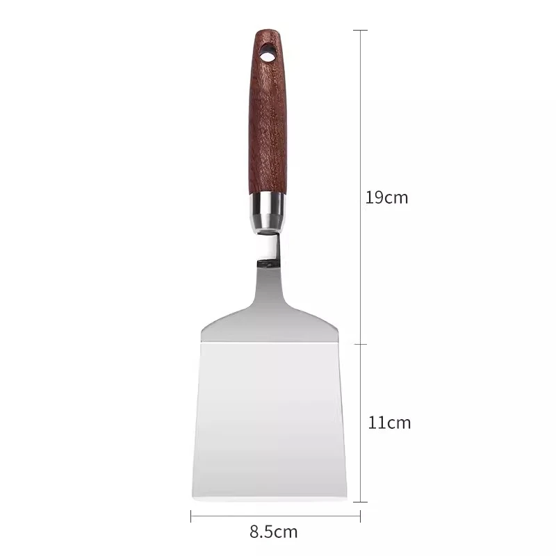 Stainless Steel Spatula with W - đánh giá và giá Okonomiyaki Spatula