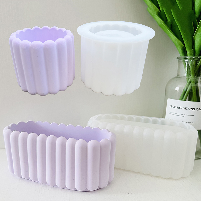 Oval Cement Flowerpot Silicone - đánh giá và giá Potsticker Mold