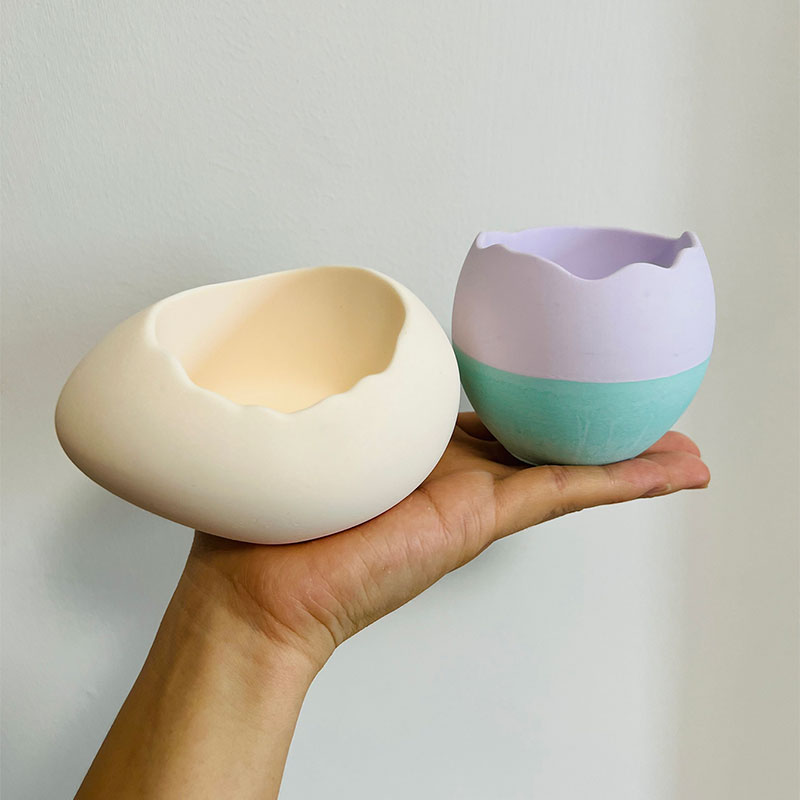 Oval Cement Flowerpot Silicone - đánh giá và giá Potsticker Mold