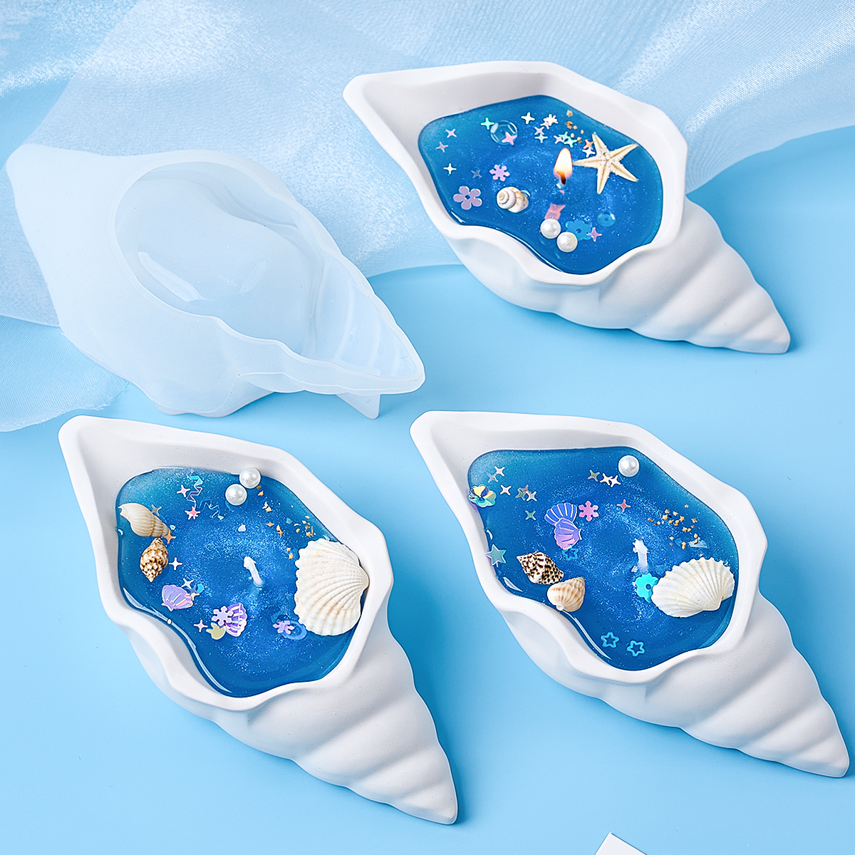 Conch Candle Jar Silicone Mold - đánh giá và giá Potsticker Mold