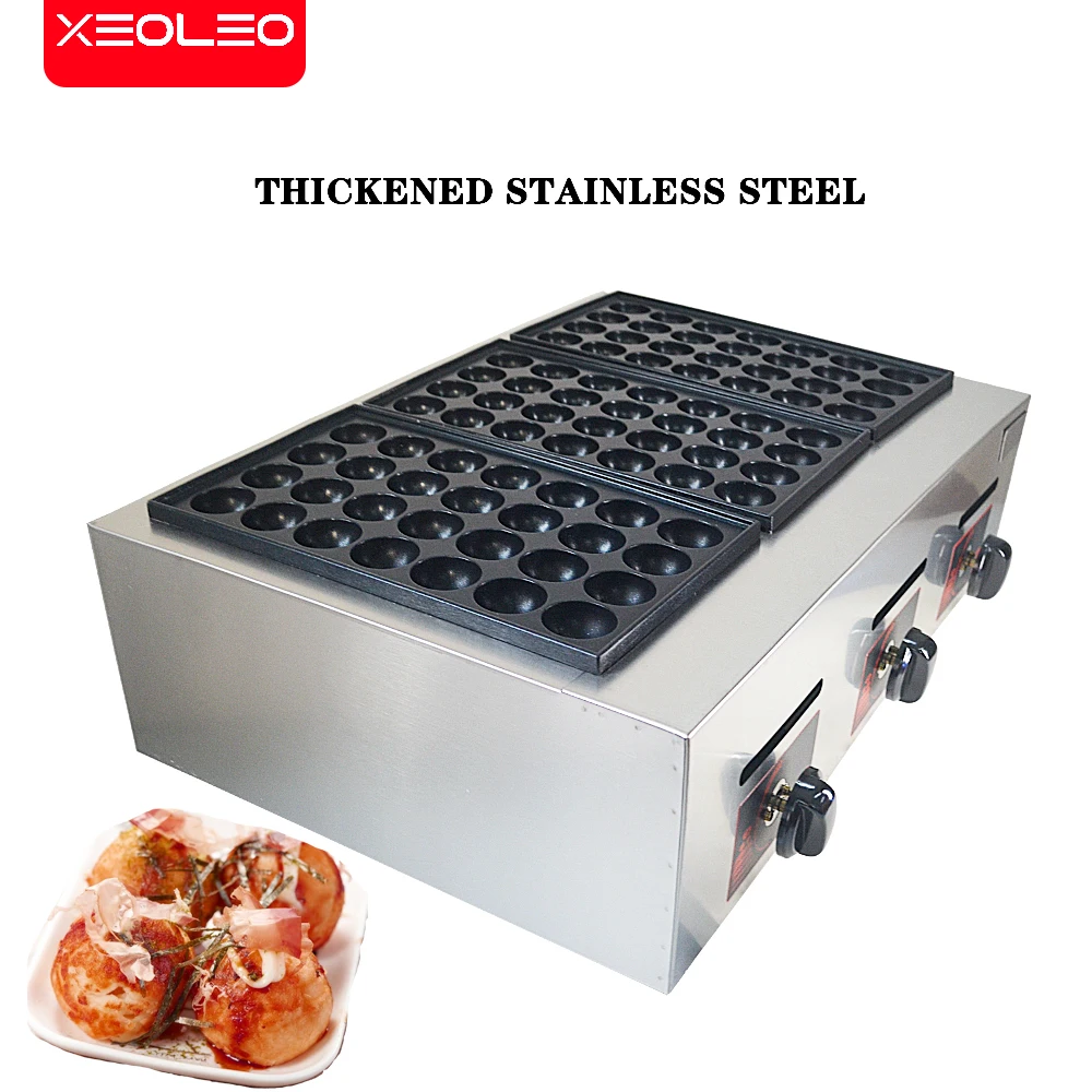 XEOLEO Commercial Desktop 3-pl - đánh giá và giá Takoyaki Grill Plate