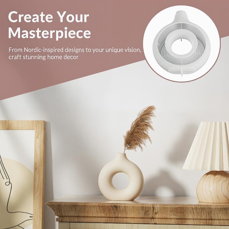 Nordic Donut Shape Vase Silico - đánh giá và giá Donut Mold Silicone