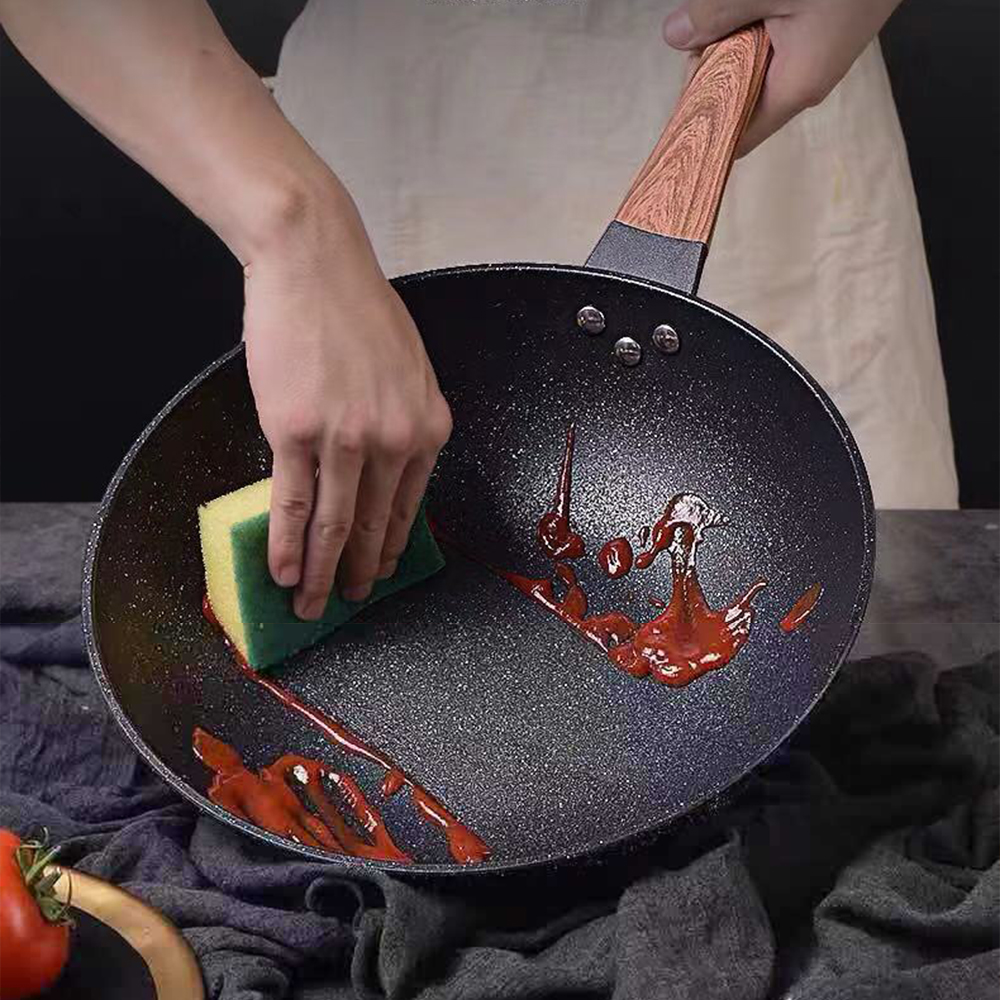 32CM Non-stick Wok Frying Pan  - đánh giá và giá Mini Pancake Griddle