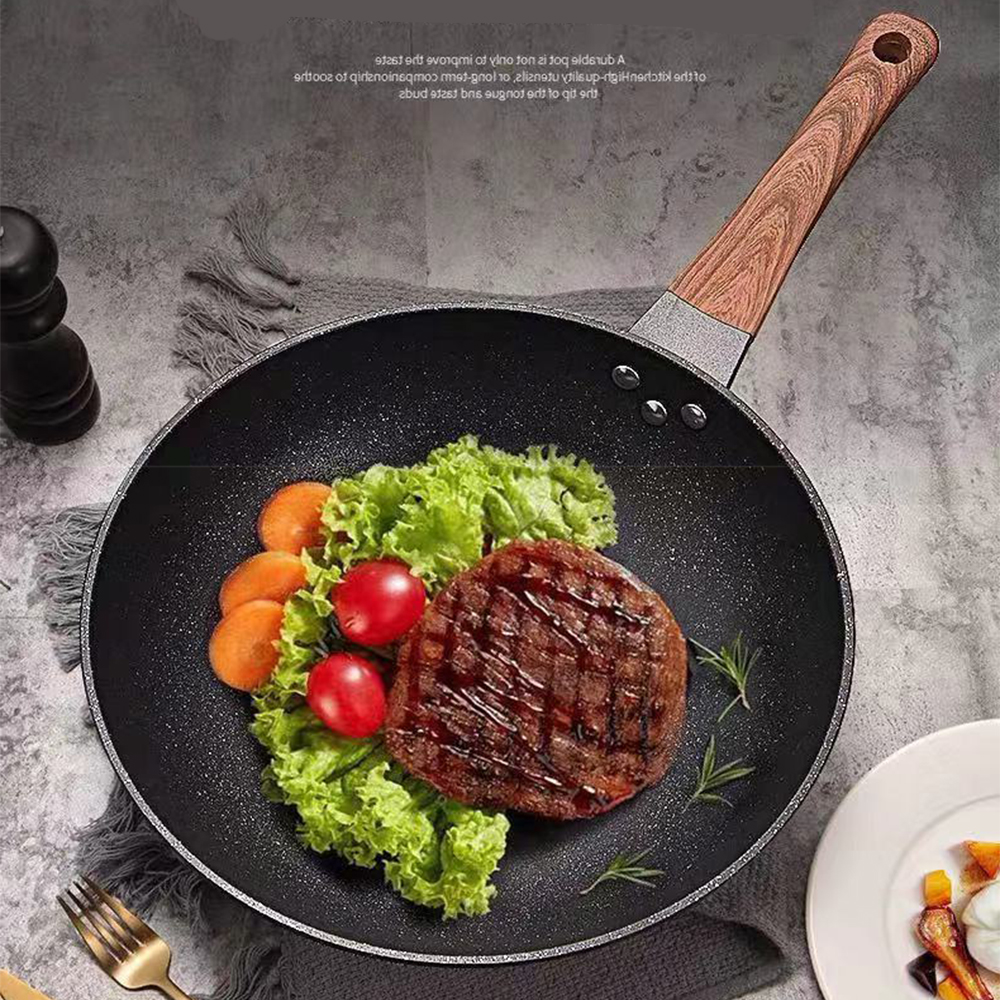 32CM Non-stick Wok Frying Pan  - đánh giá và giá Mini Pancake Griddle