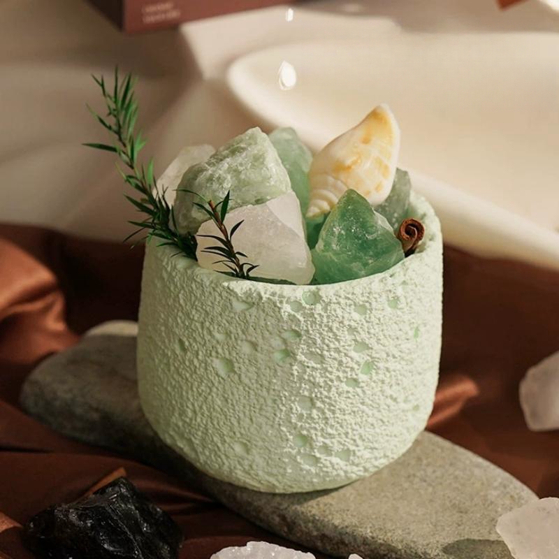 Creative Round Concrete Flower - đánh giá và giá Potsticker Mold