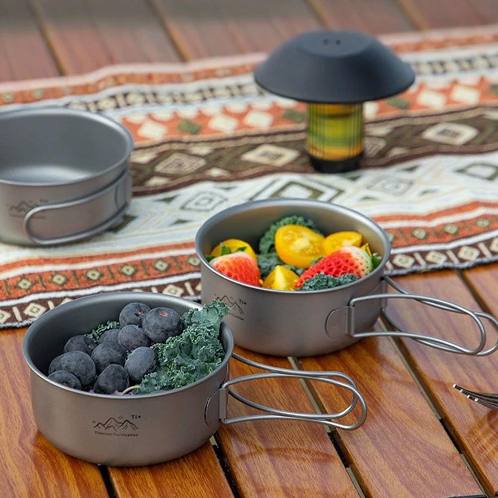 Compact Titanium Alloy Camping - đánh giá và giá Dim Sum Basket