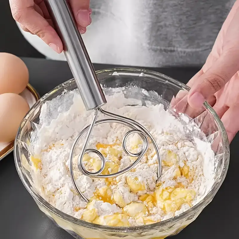 Danish Dough Whisk - Stainless - đánh giá và giá Danish Pancake Pan