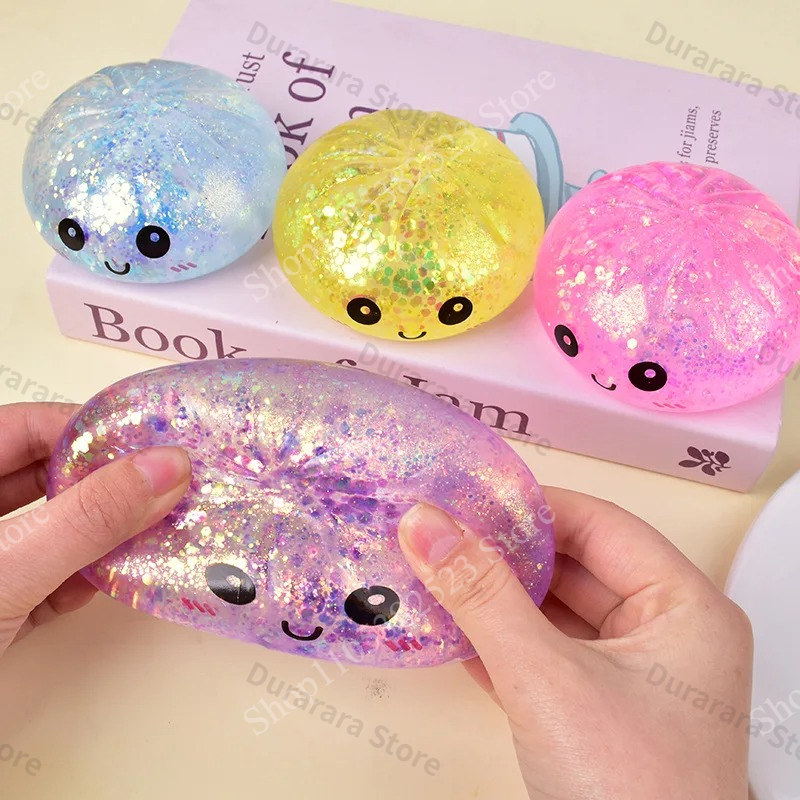 Glitter Dumpling Squishy Toy,  - đánh giá và giá Bao Steamer Bamboo