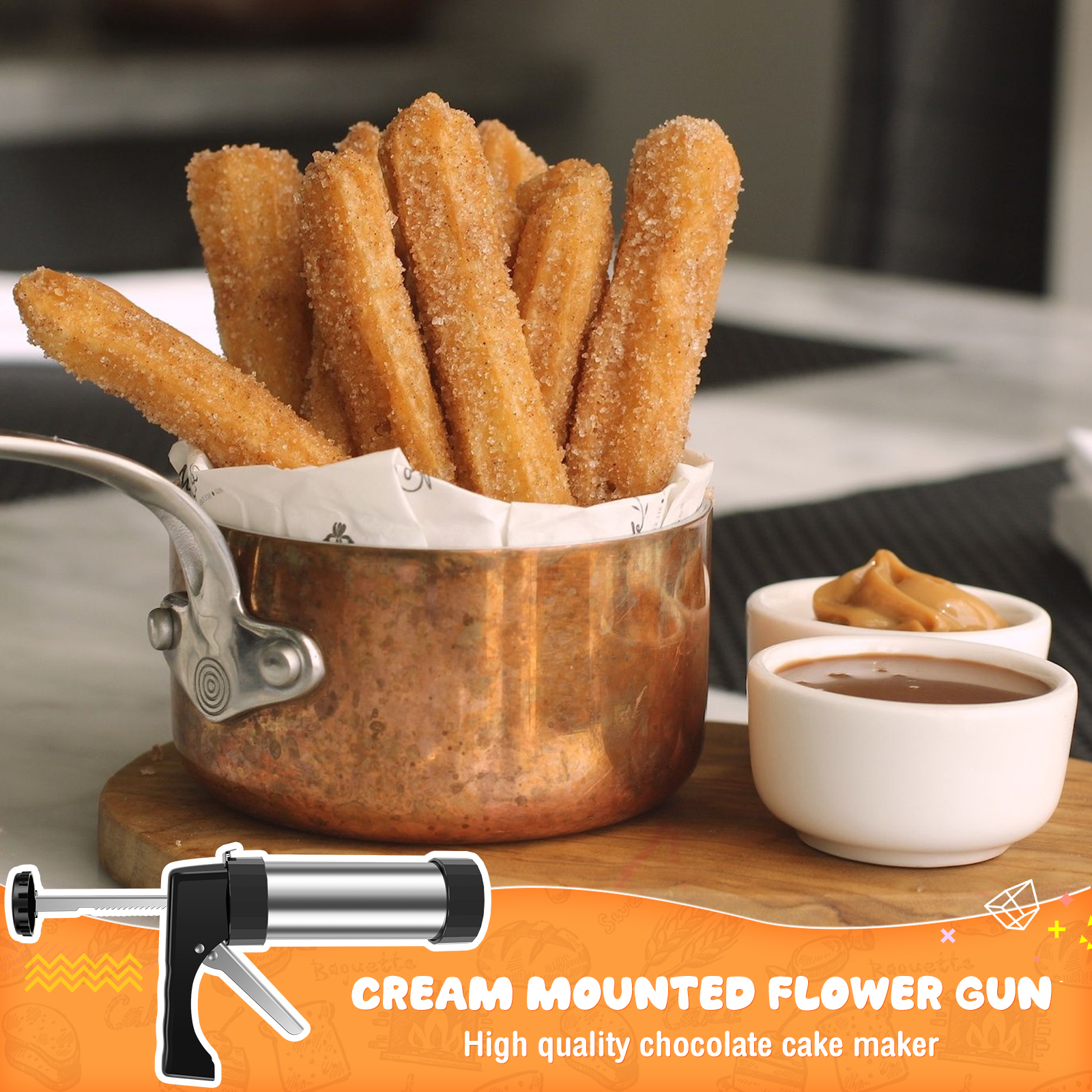 Diy Churro Maker Machine And C - đánh giá và giá Churros Maker Gun