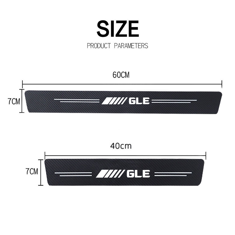 4pcs car Sticker door carbon l - đánh giá và giá Crepe Pan Carbon