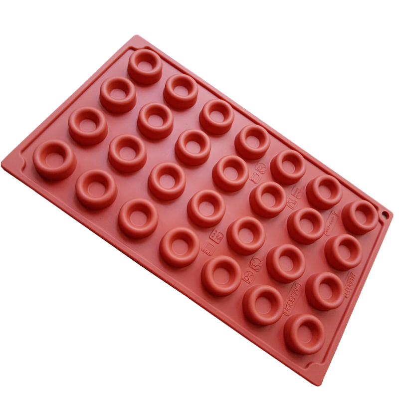 28 Cavities Mini Donut Mold Si - đánh giá và giá Donut Mold Silicone