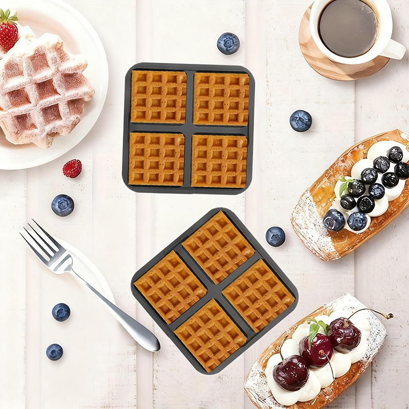 Square Waffle Mold, Non-Stick  - đánh giá và giá Mini Pancake Griddle