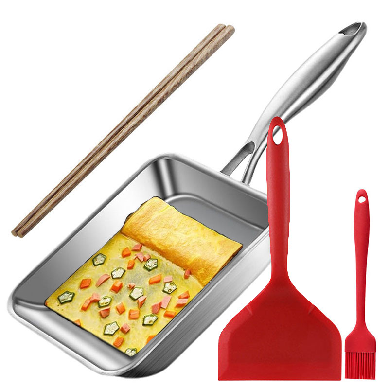 Stainless Steel Japanese Omele - đánh giá và giá Egg Waffle Pan