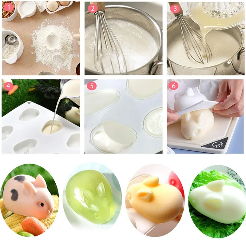 Silicone 3D Bunny Rabbit Cake  - đánh giá và giá Bunny Cake Mold