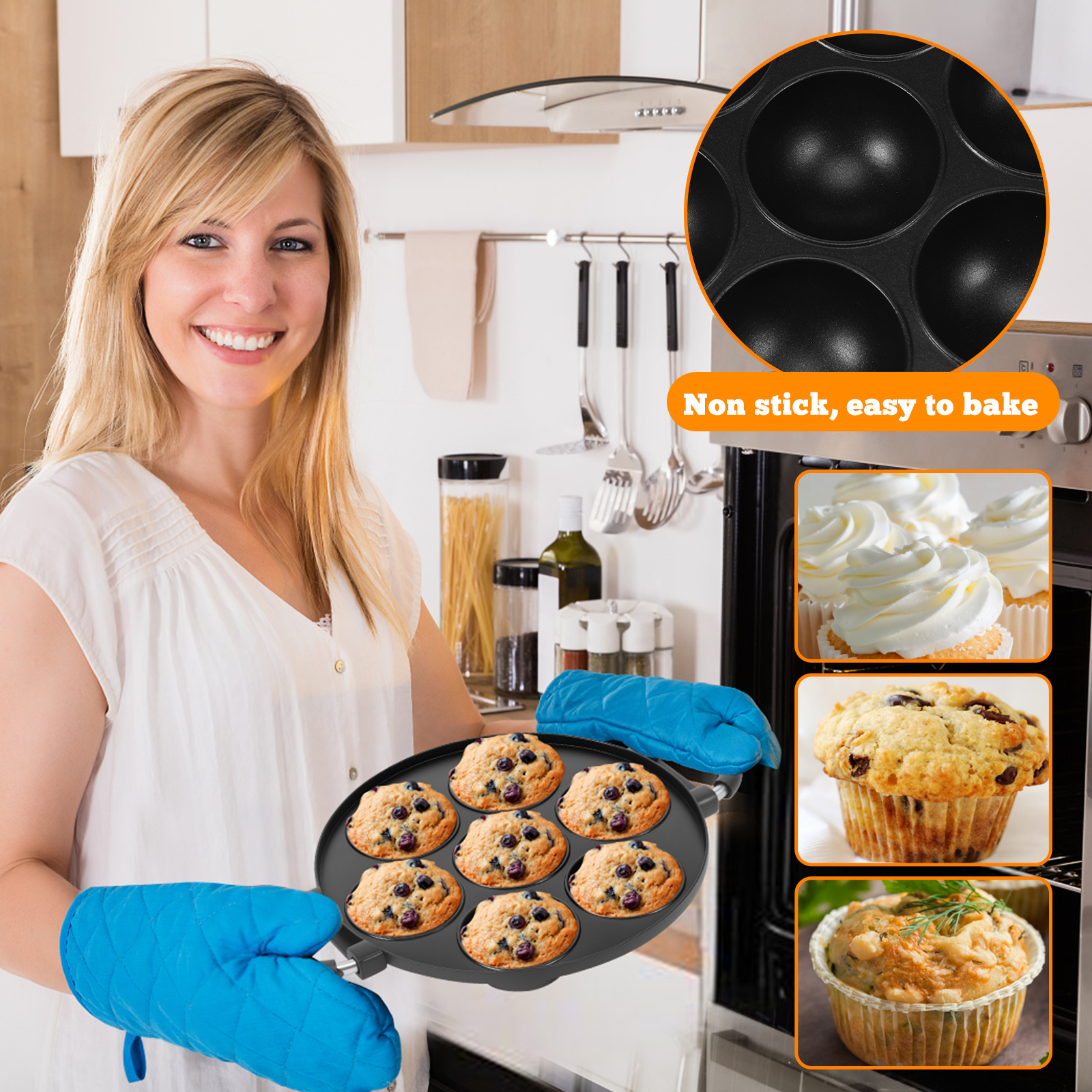 16/7 Holes Takoyaki Pan Alumin - đánh giá và giá Takoyaki Grill Plate