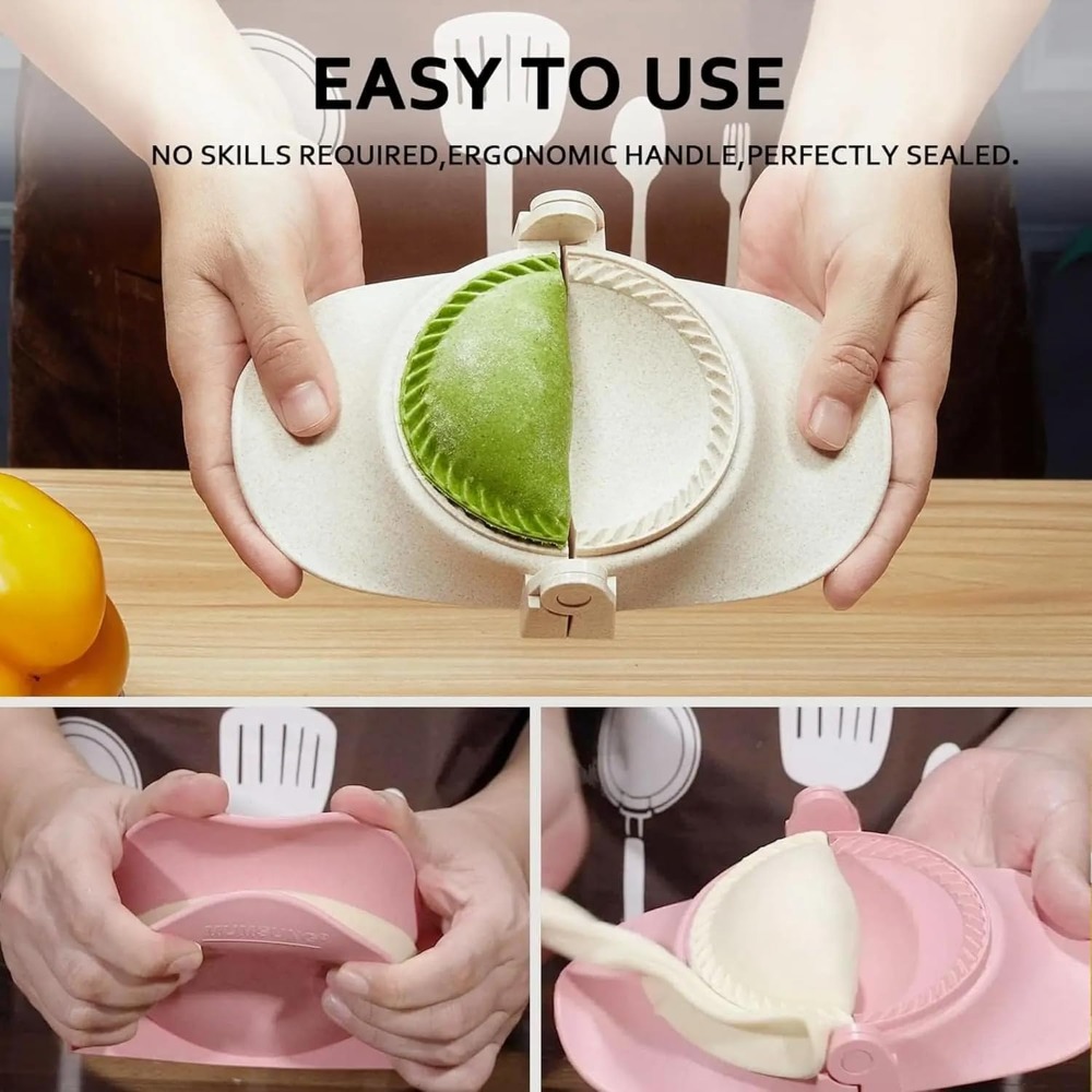 Dumpling Maker Set with Dough  - đánh giá và giá Dumpling Press Set