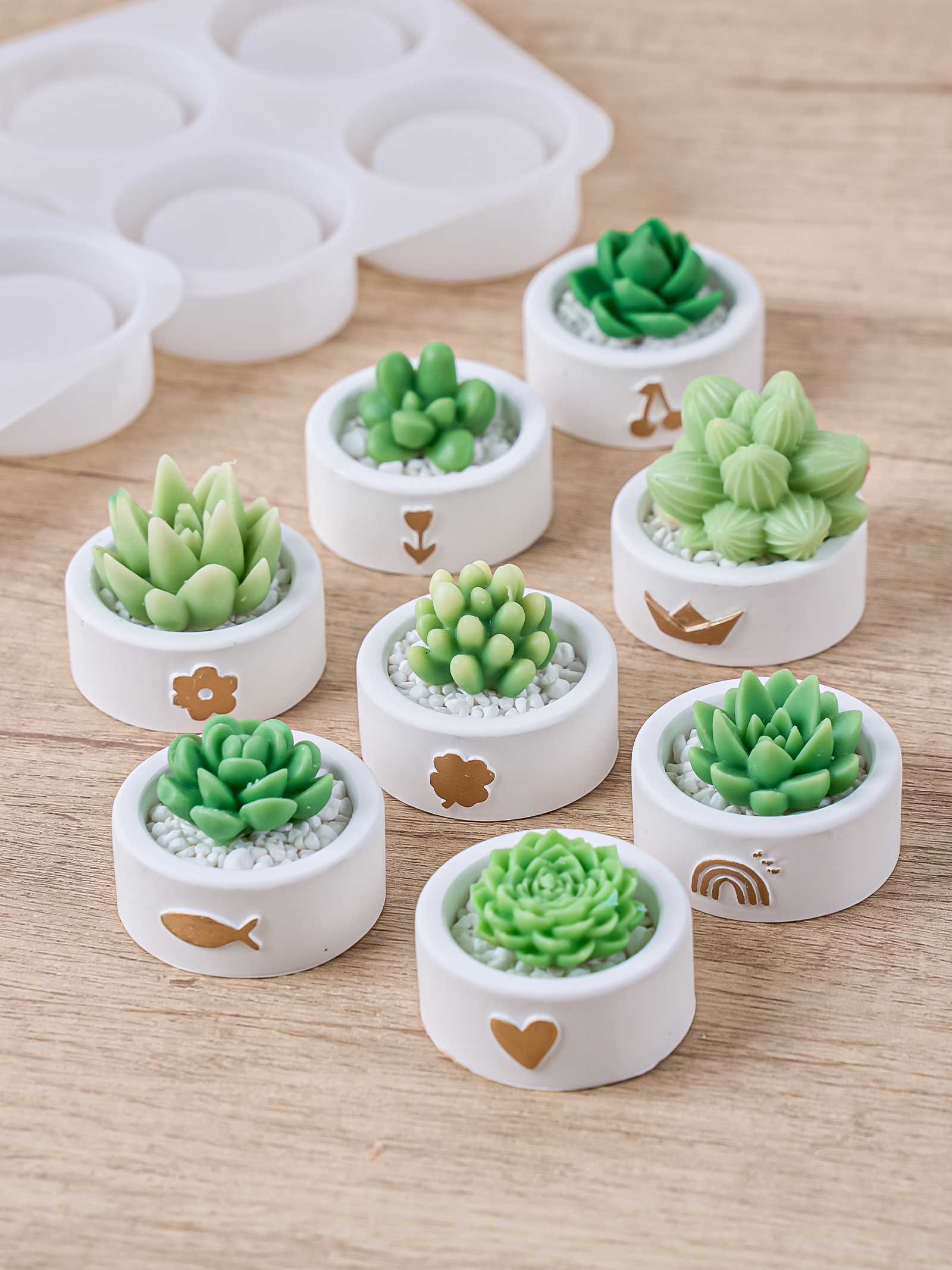 Round Candle Cup Holder Silico - đánh giá và giá Potsticker Mold