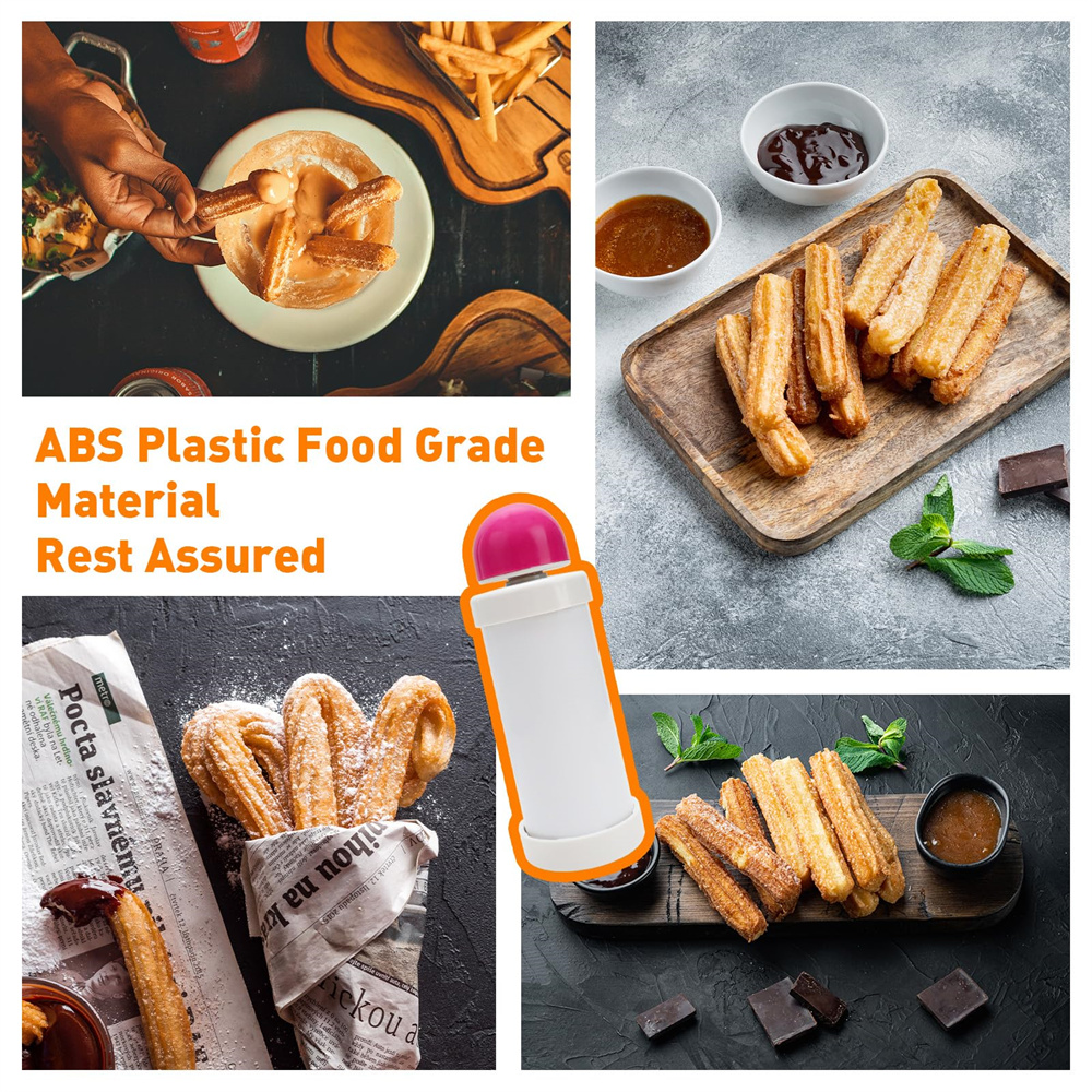 DIY Manual Cookie Press Maker  - đánh giá và giá Churros Maker Gun