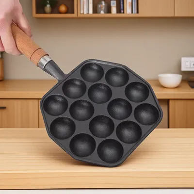Induction Iron Home Cast Gift  - đánh giá và giá Takoyaki Grill Plate