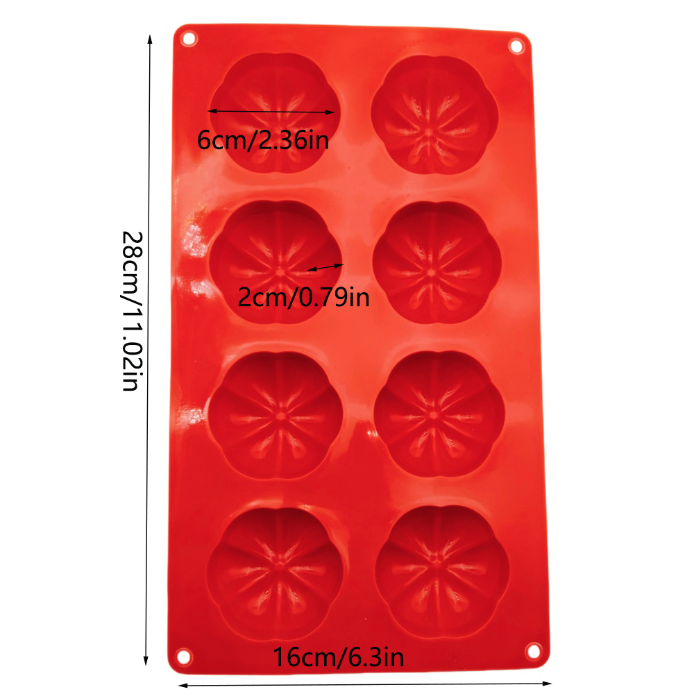 New Arrival 8 Hole 6 Petal Sha - đánh giá và giá Donut Mold Silicone