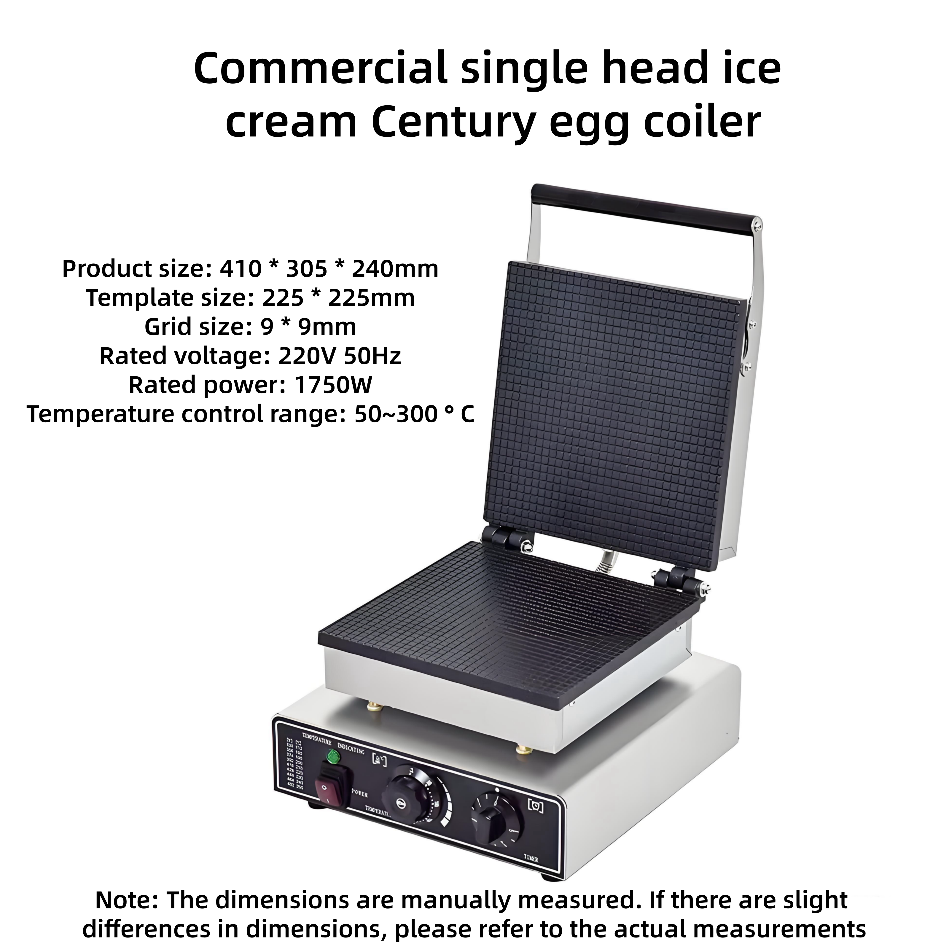 Food tools Commercial New 220V - đánh giá và giá Waffle Cone Maker
