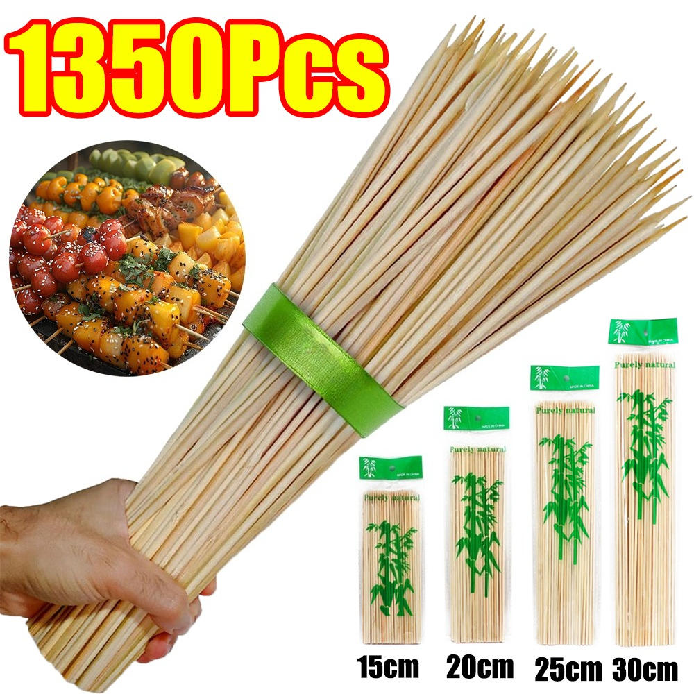 90-1350Pcs BBQ Bamboo Sticks D - đánh giá và giá Corn Dog Stick