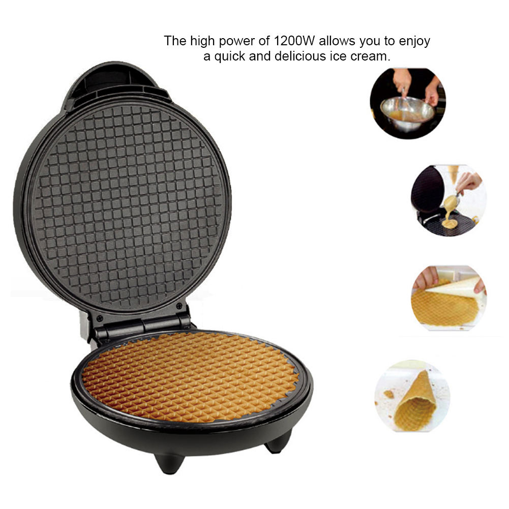 Electric Egg Roll Maker Waffle - đánh giá và giá Waffle Cone Maker