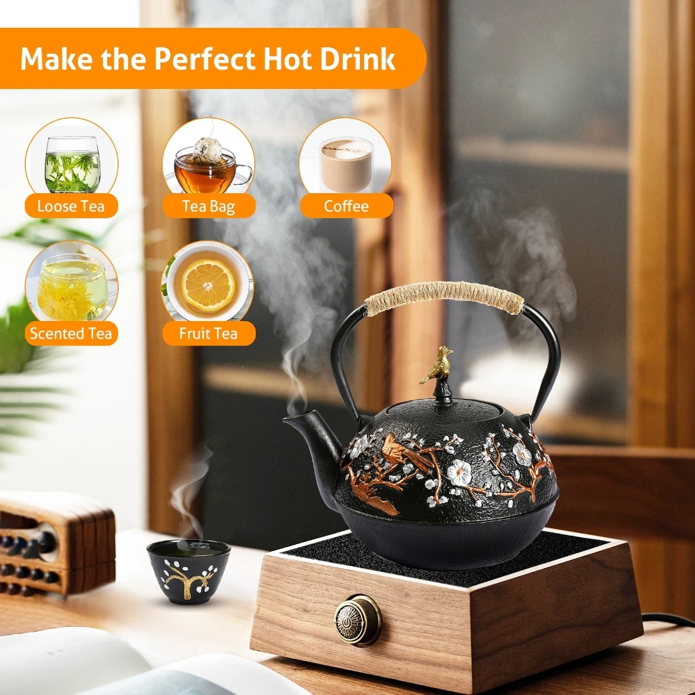 Cast Iron Teapot Set with Alco - đánh giá và giá Cast Iron Corn