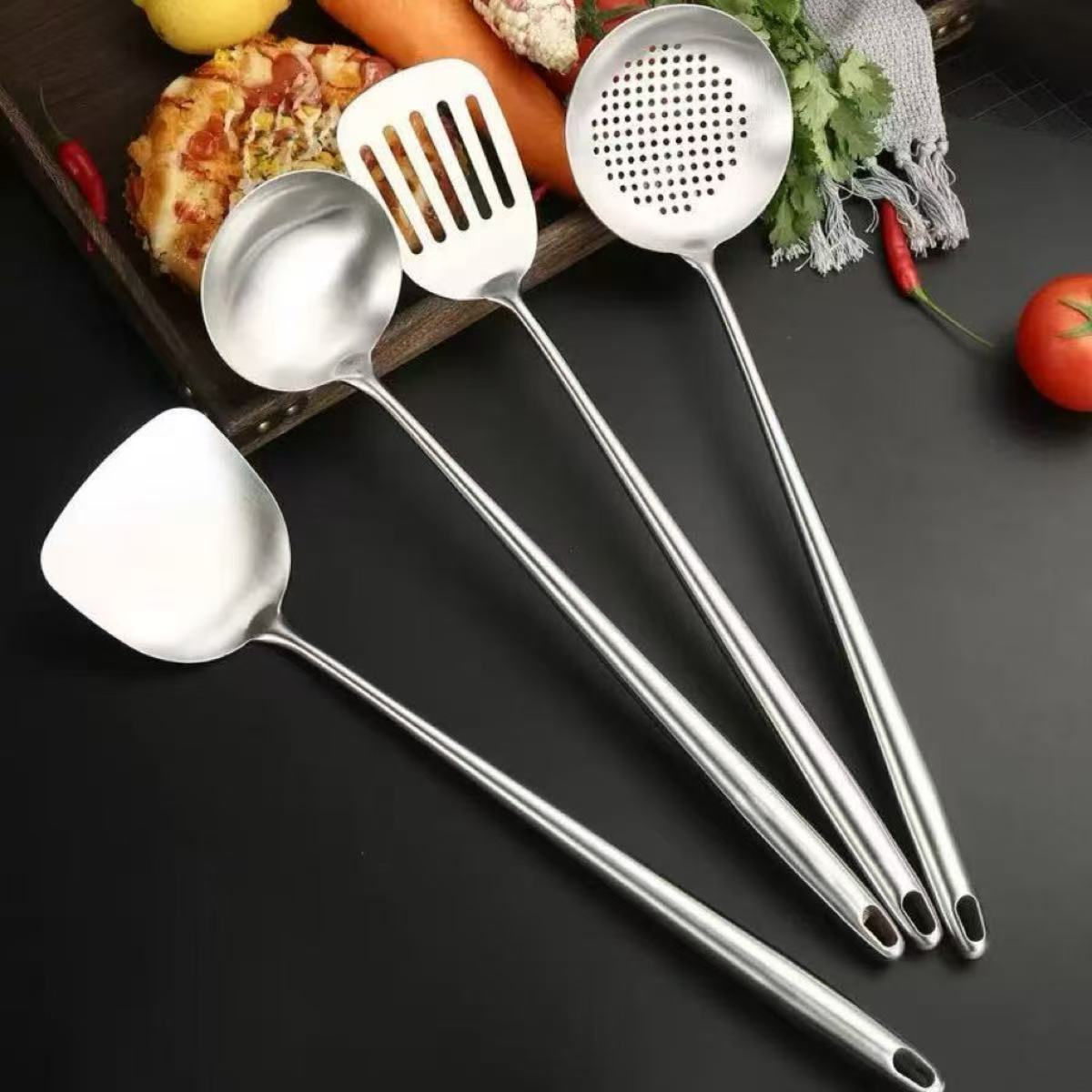 Stainless Steel Wok Spatula Me - đánh giá và giá Okonomiyaki Spatula