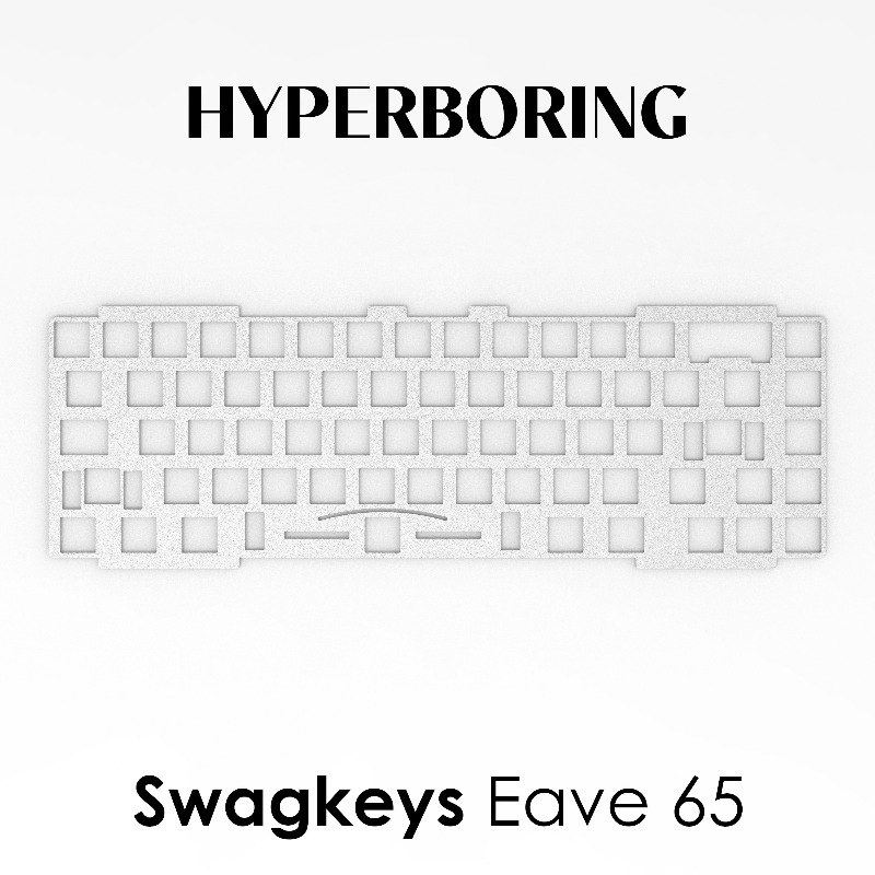 Swagkeys Eave65 Keyboard Posit - đánh giá và giá Crepe Pan Carbon