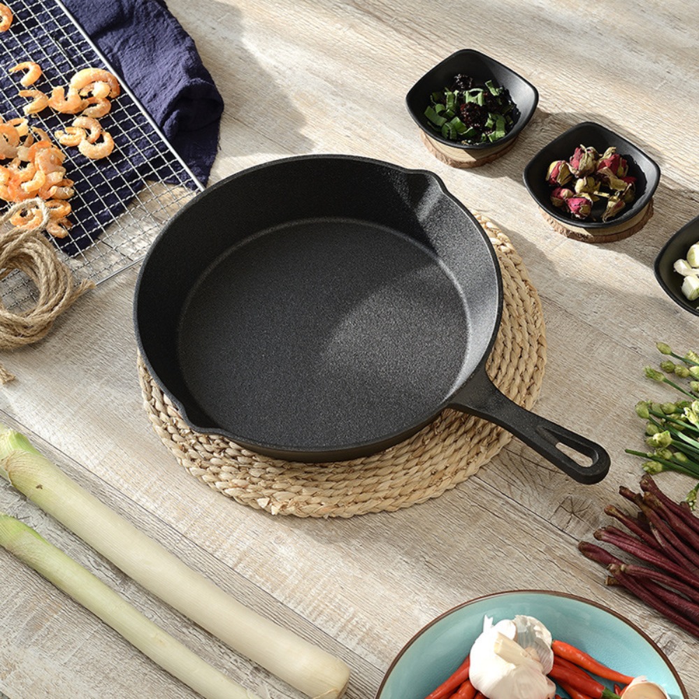 Cast Iron Uncoated Frying Pan  - đánh giá và giá Cast Iron Corn