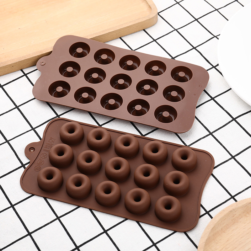 3D Mini Donut Baking Pan 15-ho - đánh giá và giá Donut Mold Silicone